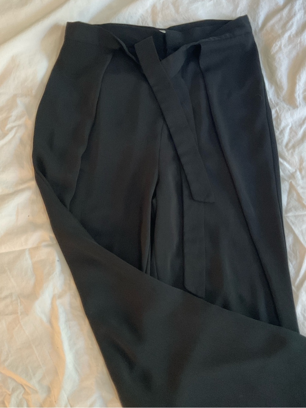 a new day Black High-Waist Trousers with Clean Front